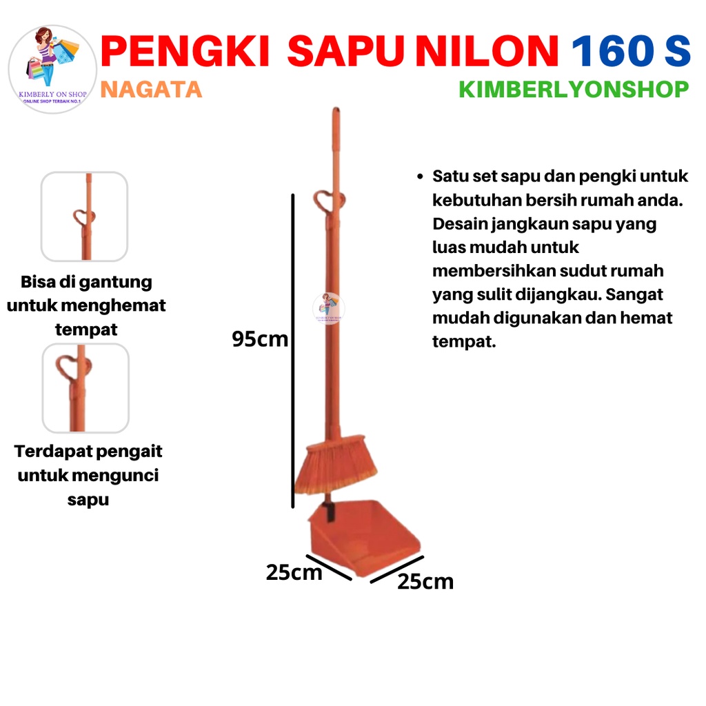 Pengki Sapu Nilon 160S Nagata