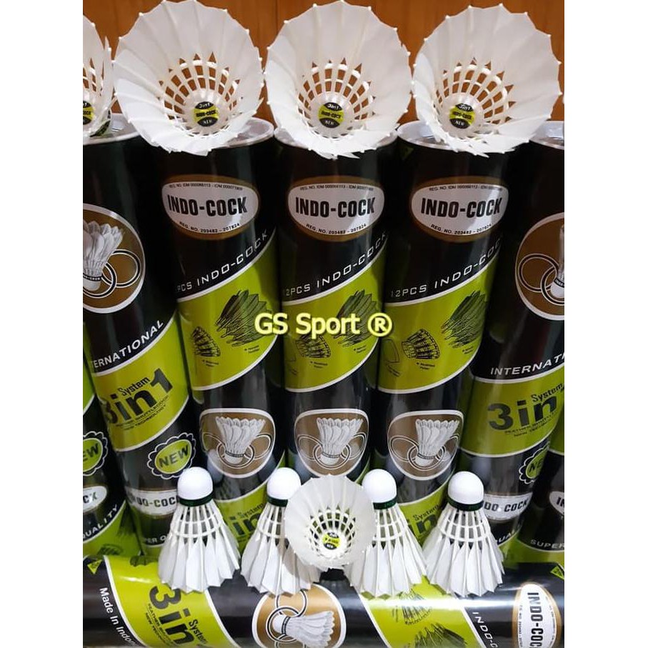 Shuttlecock Indocock Green 3In1