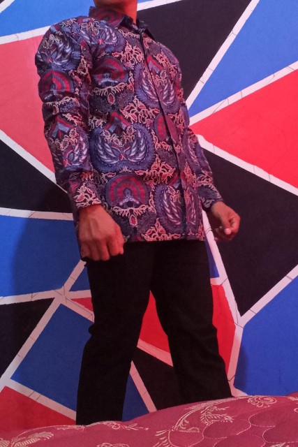 Batik Gondrowaru Abang Full Furing Katun Halus Baturaden Size M-xxl Asli Solo Termurah