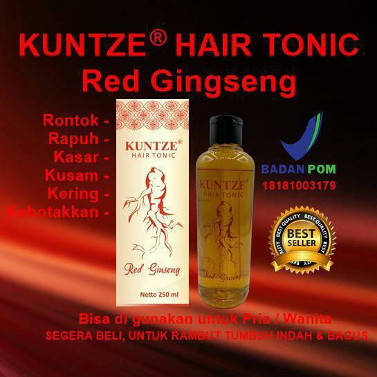 (BOSS) KUNTZE Red Ginseng Hair Tonic BPOM