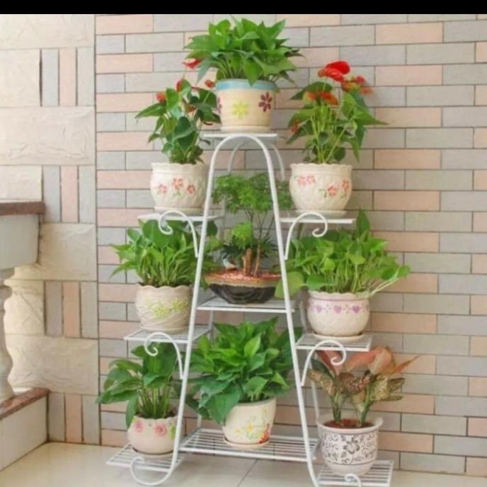 Jual Rak Pot Bunga Besi Susun Standing Pot Besi Untuk Pot Shopee Indonesia