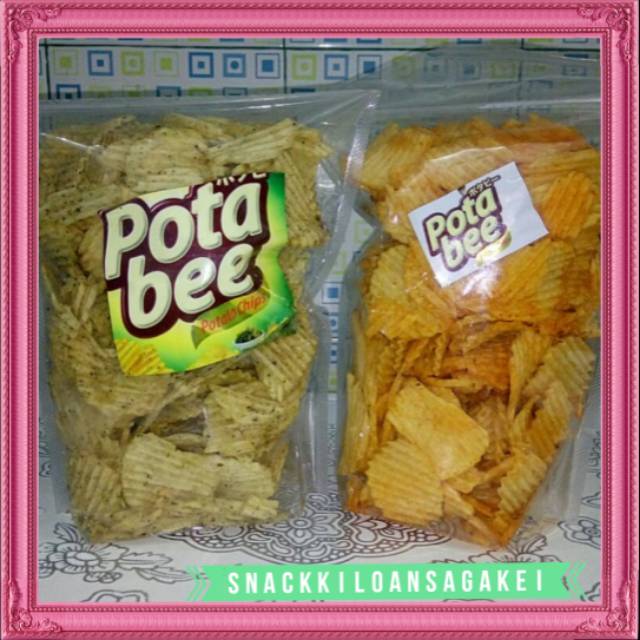 

Potabee Rumput Laut 250gr | Potabee BBQ 250gr | Snack Kiloan Murah