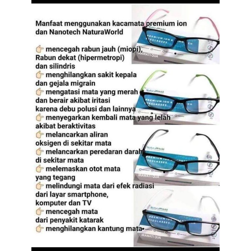 Ion nano Eyeglasses NaturaWorld