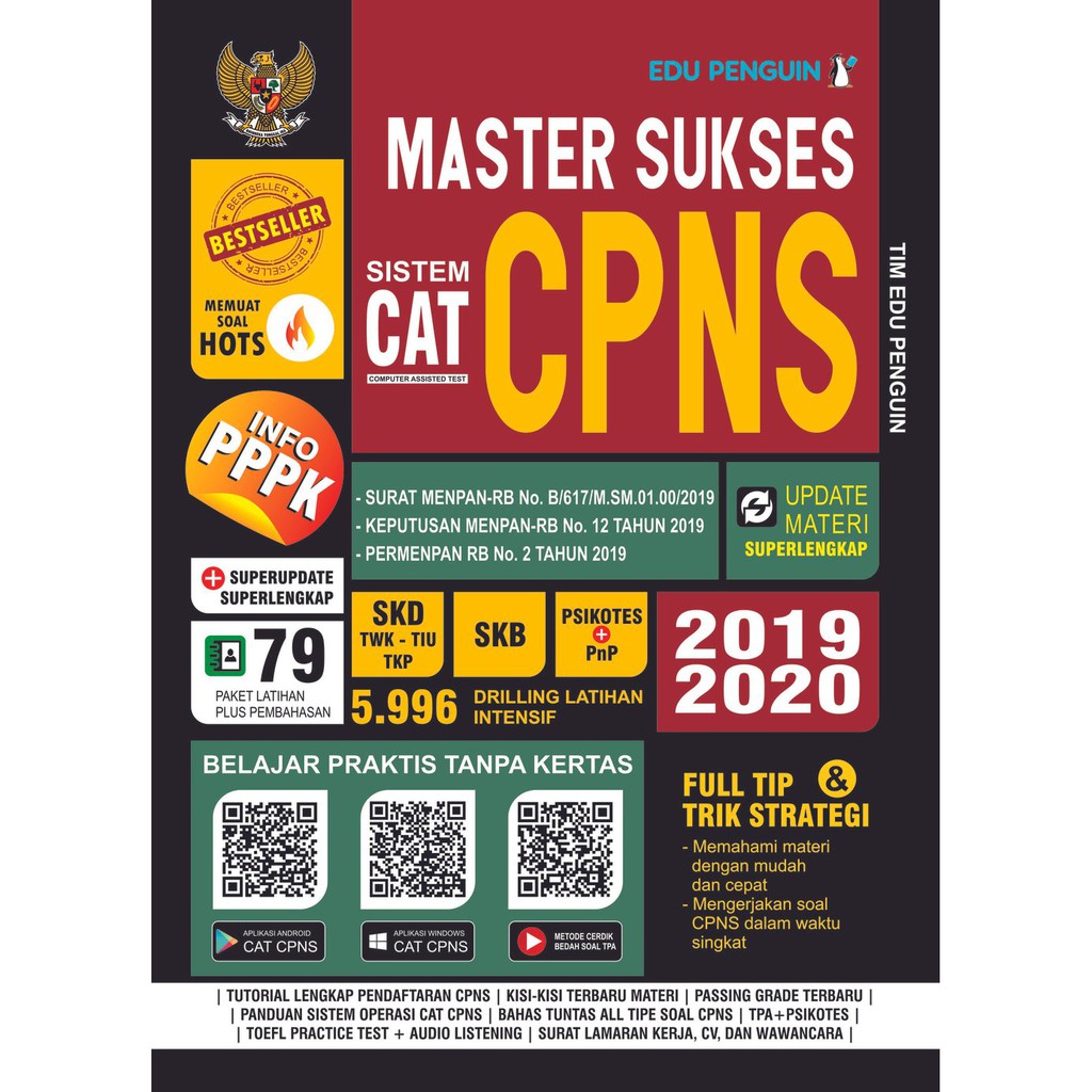 Hots Master Sukses Cat Cpns 2020 Free Bubble Wrap Shopee Indonesia