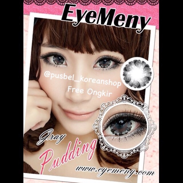 Eyemeny Pudding softlens gray brown blue violet green choco black