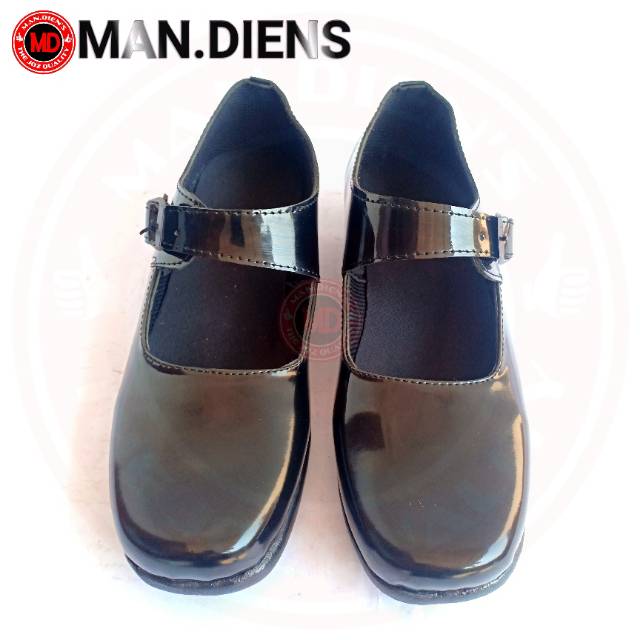 MANDIENS - Sepatu Paskib Cewek Kilap / Sepatu Paskibraka / Sepatu pengibar bendera / Sepatu pantofel