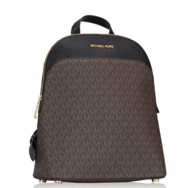 tas wanita ransel backpack michael kors emmy LG leather