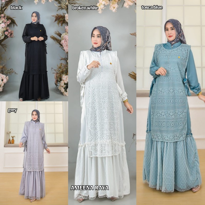Gamis AMEENA RAYA Original by MEERA
