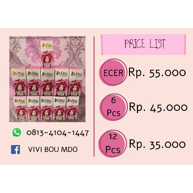 PEMUTIH BADAN BSI ORIGINAL