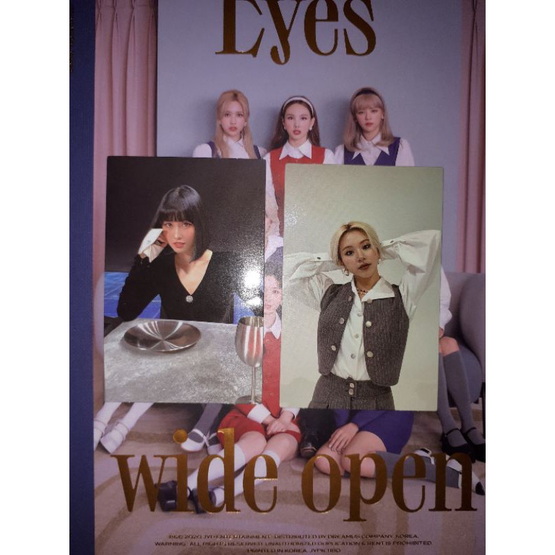 [TAKE ALL] TWICE PHOTOCARDS EYES WIDE OPEN | MOMO CHAEYOUNG PHOTOCARD