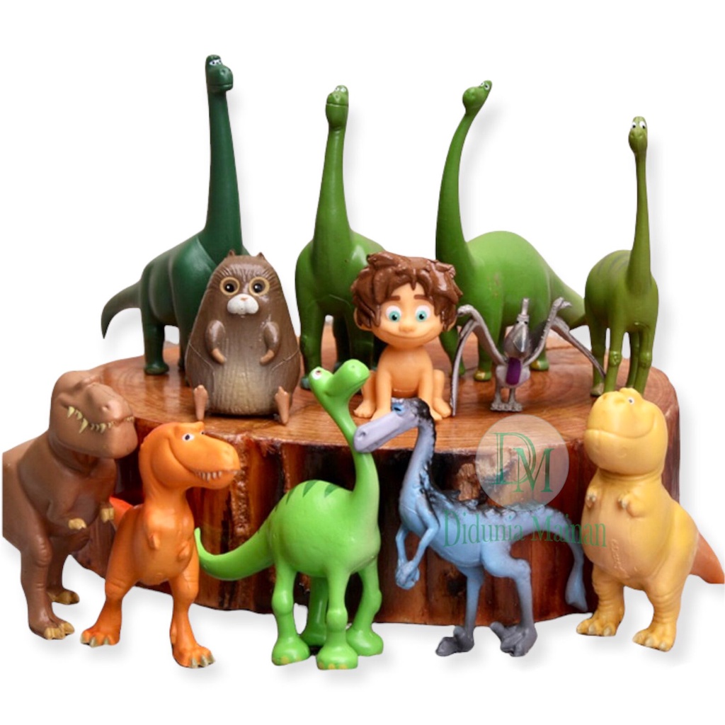 Mainan Figure Miniatur Dinosaurus Tarzan Hiasan Dekor Kue Play Set