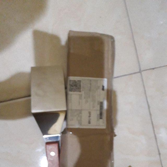 Spatula Serok Sutil Pizza Martabak Teppanyaki Kayu Griddle Stainless