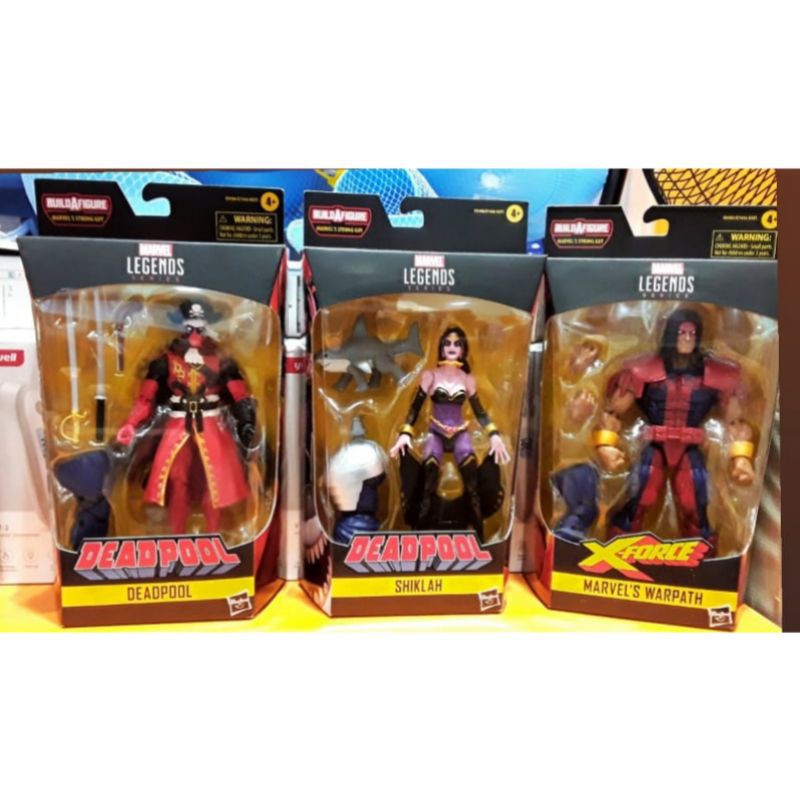 sale mainan: Marvel Legends Series Deadpool/ Deadpool Skilah/Xforce Marvel Warpath
