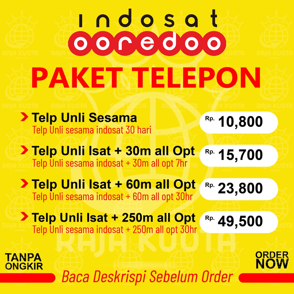 Paket Telpon Nelpon Indosat