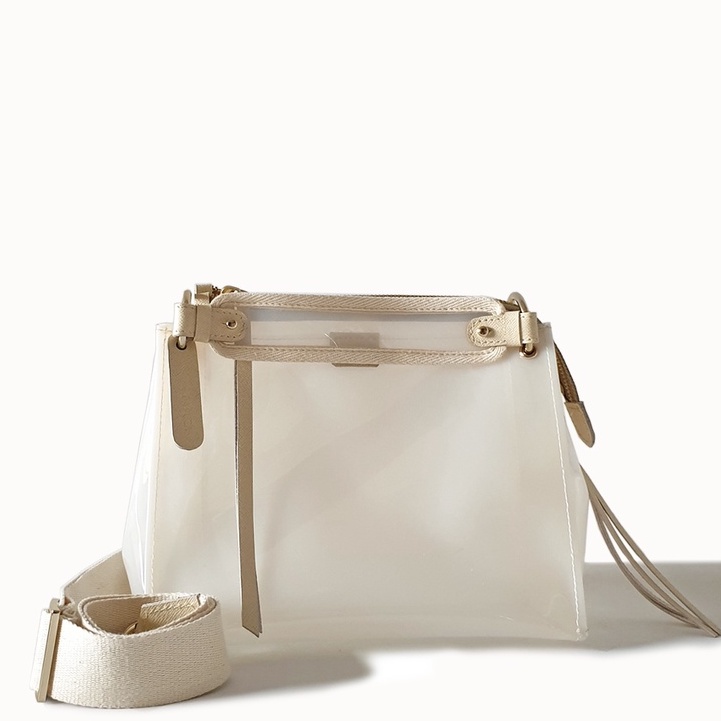 Dapoza Arm Candy Midi PVC / Tas selempang transparan wanita