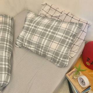  stigmable Sprei  Set Square Solid Aesthetic ala  Korea  