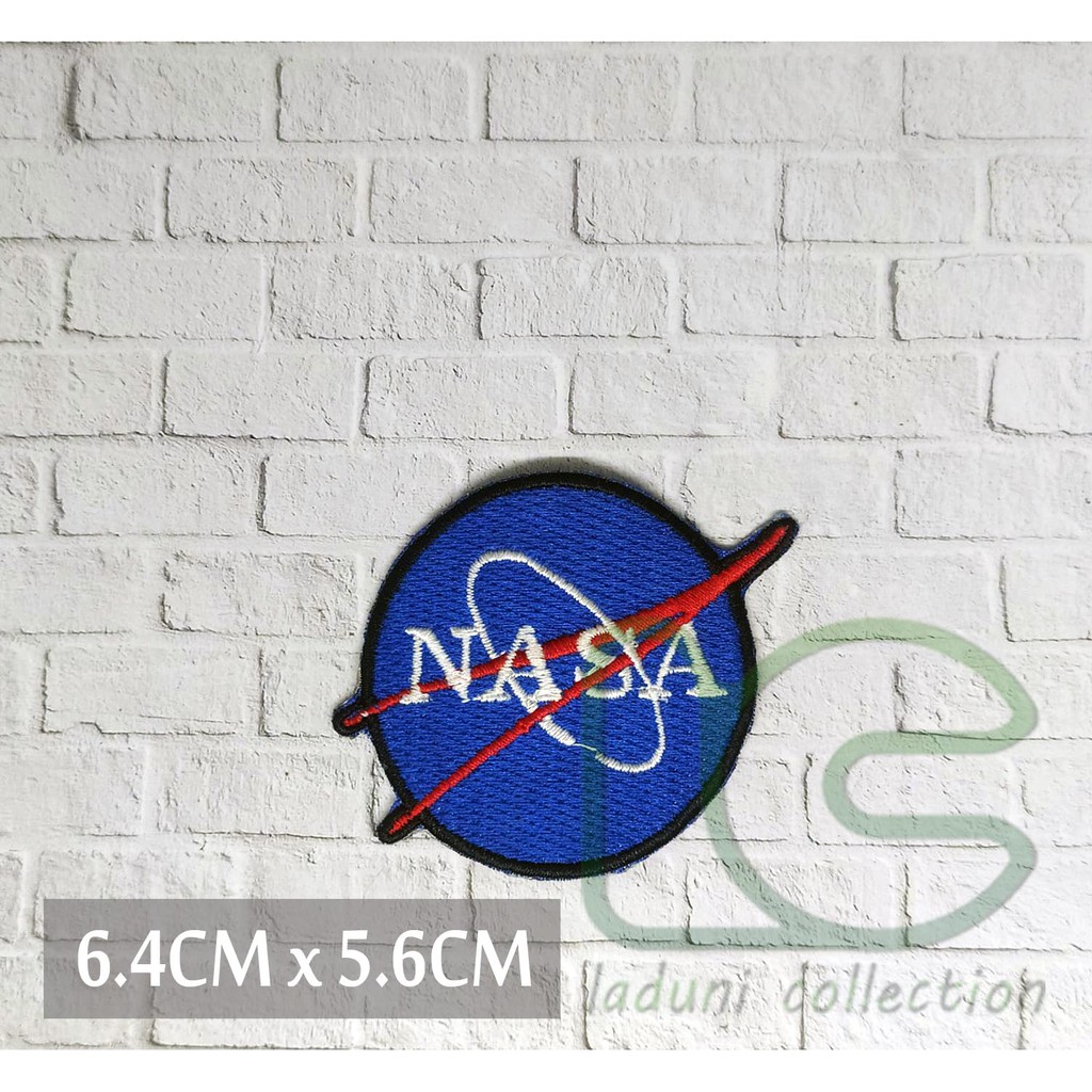 Patch bordir LOGO NASA /Emblem bordir NASA