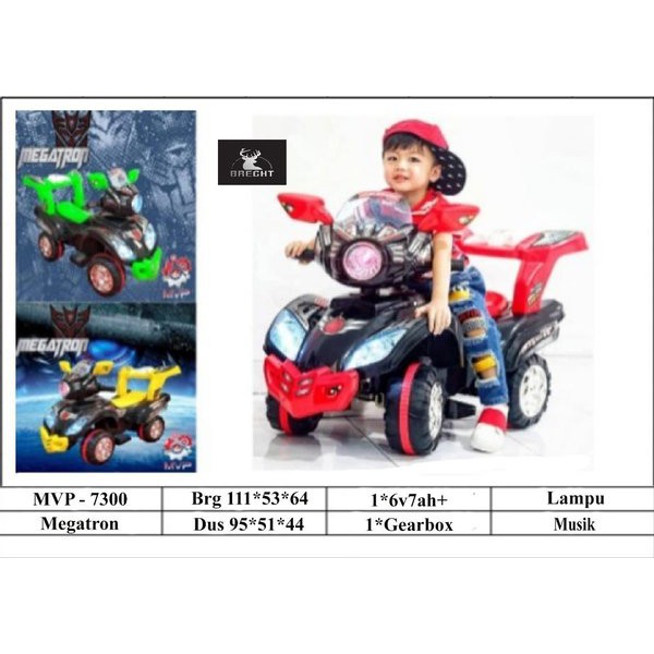 Mainan anak mobil aki MEGATRON MVP 7300