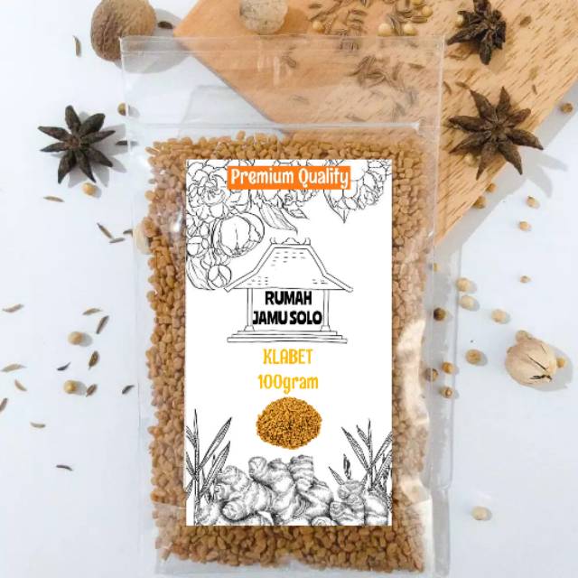 

100gr Klabet / Fenugreek / Rempah / JSR 100% PREMIUM QUALITY