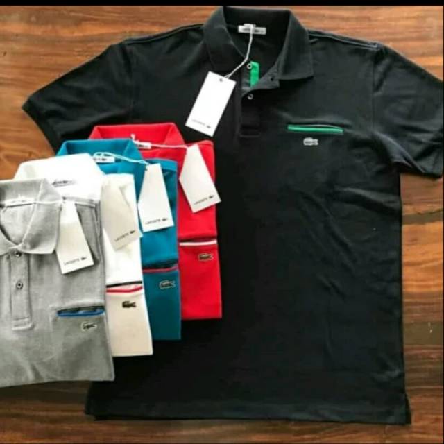 Lacoste polo shirt kantong