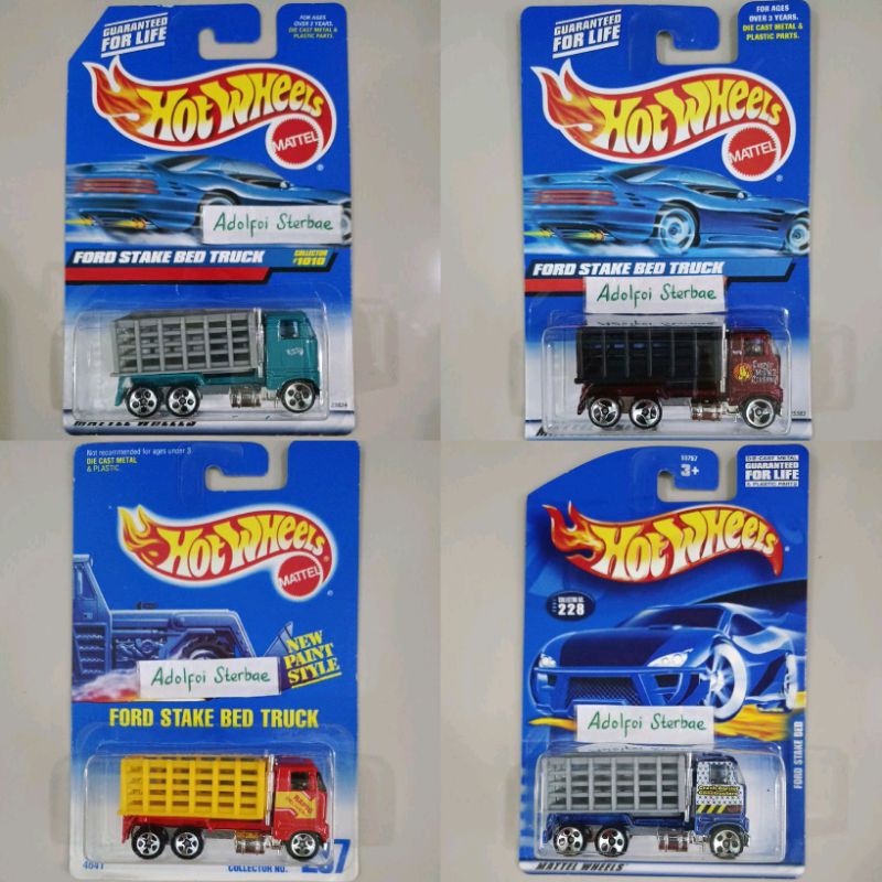 hotwheels hot wheels ford stake bed truck rapid delivery crash barrier Constructicons fat cat moving