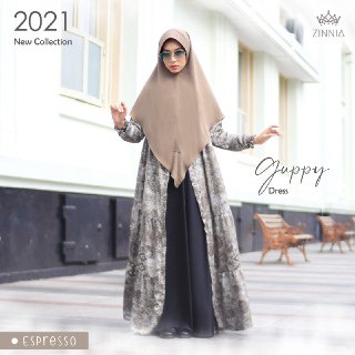 Zinnia - Gamis || Guppy Dress Espresso