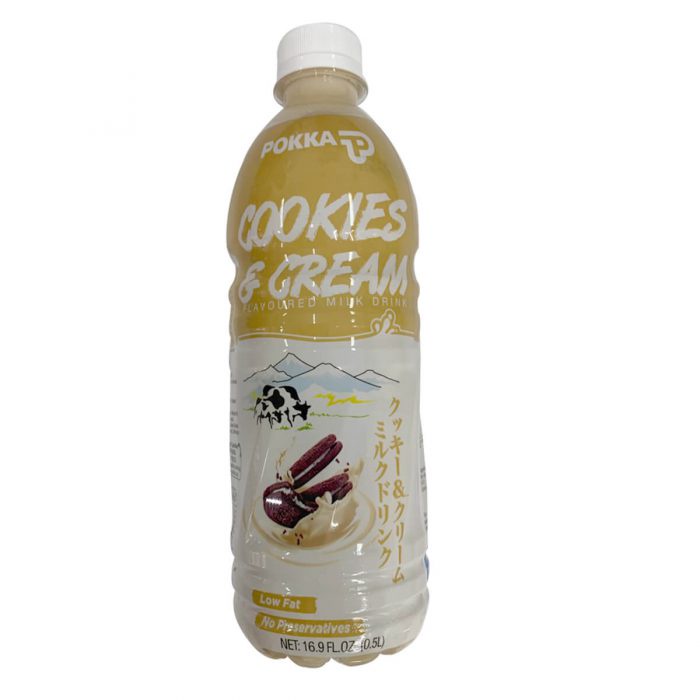 

[LIMITED EDITION] Pokka Cookies And Cream Low Fat - Minuman Impor