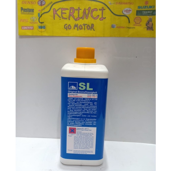 ORIGINAL BRAKE FLUID ATE SL DOT 4 1L - MINYAK REM SL ATE DOT 4