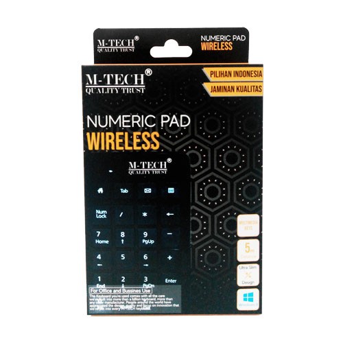 keyboard numeric wireless m-tech - keypad numerik wireless