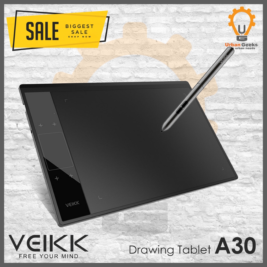 Veikk A30 Digital Graphic Drawing Pen Tablet 10x6 alt A50