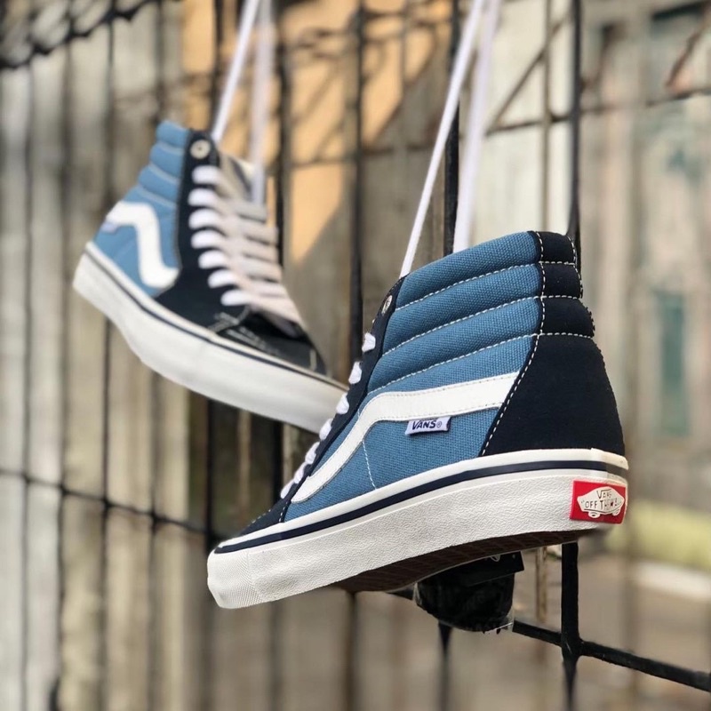 V4NS SK8-HI PRO NAVY/WHITE ORIGINAL 100%