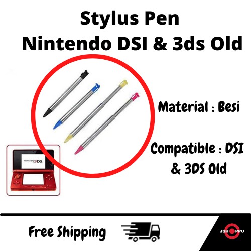 Stylus Pen Nintendo 3DS Old DSI Touchscreen Pendek