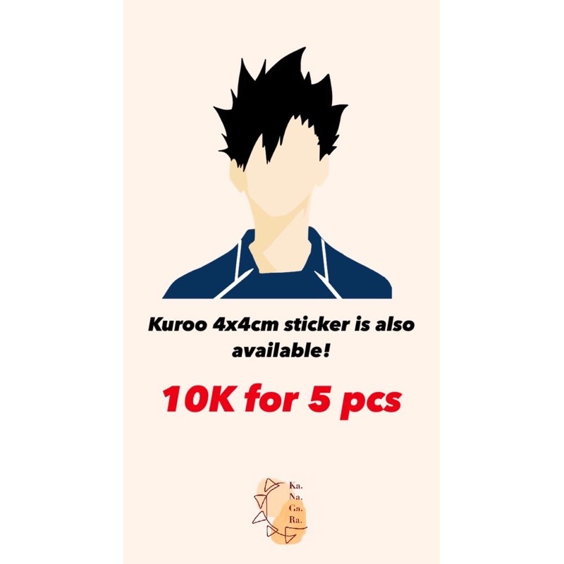 

Haikyuu Kuroo mini sticker BY REQUEST ONLY