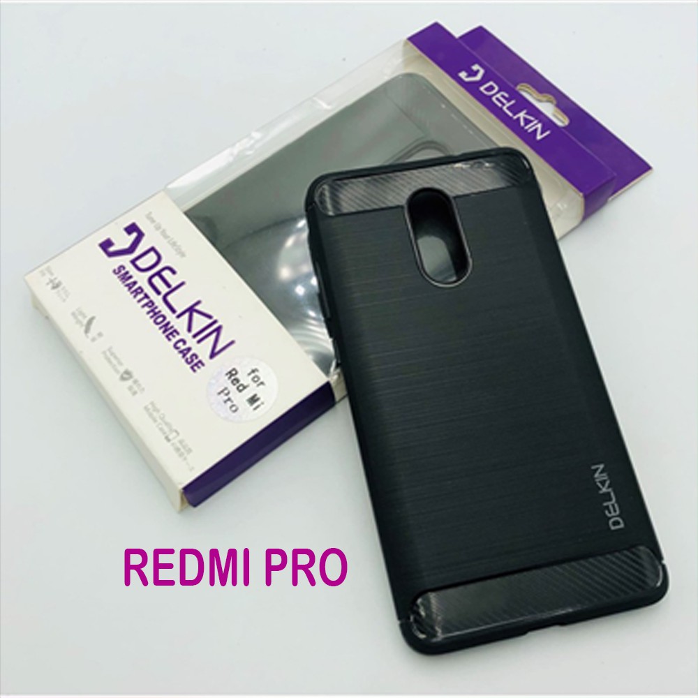 Soft Case Delkin Karbon Xiaomi Redmi Note 5A Casing Silicone Xiaomi Redmi PRO Kesing Silikon Case