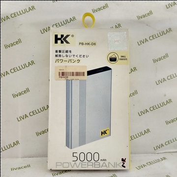 Powerbank HK D6 5000mah 1 usb