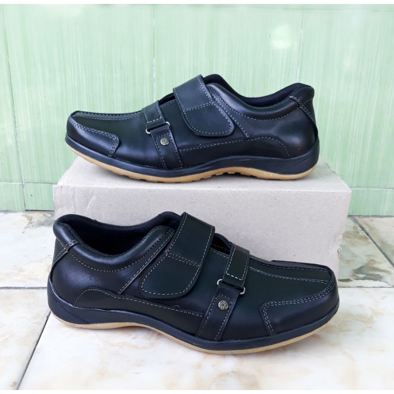 Sepatu Pantofel Pria Formal Kulit asli Model Kretekan Fantovel Fantofel Fantopel Pantovel