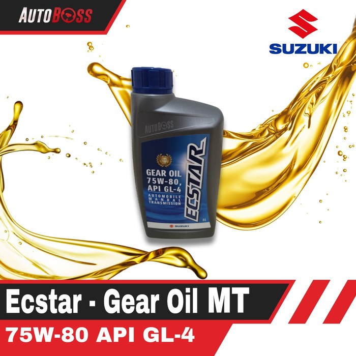 Suzuki Ecstar - Gear Oil Oli Mobil Gigi Transmisi Manual 75W-80 Kemasan 1L 1 Liter