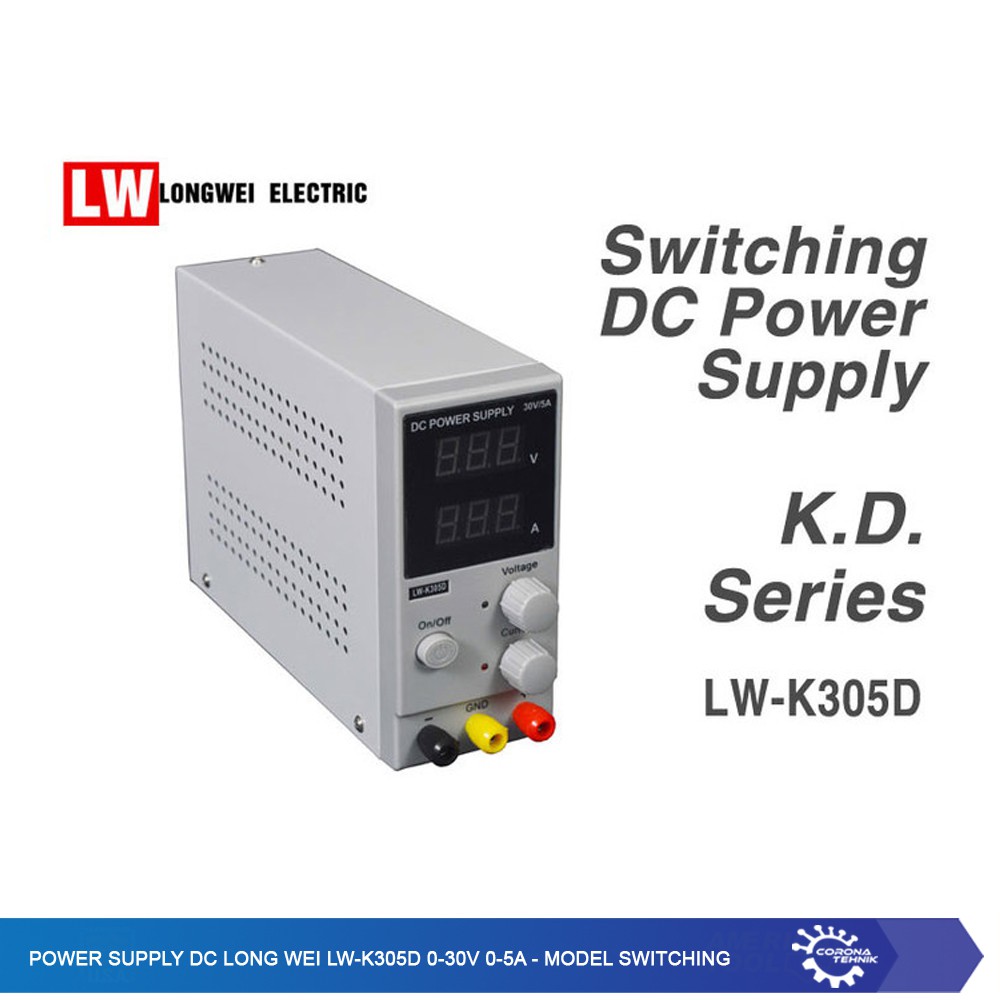 Power Supply DC Long Wei LW-K305D 0-30V 0-5A