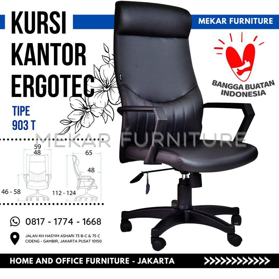 ( BISA COD ) Ergotec 903 T Kursi Kantor Direktur
