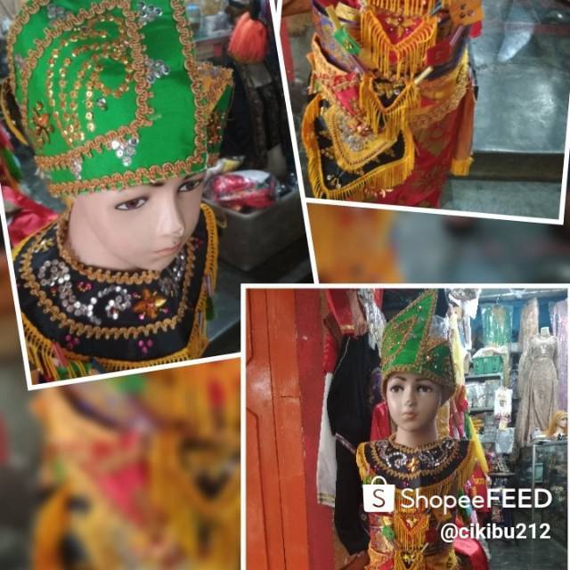 Baju adat Bali panji semirang anak TK/SD