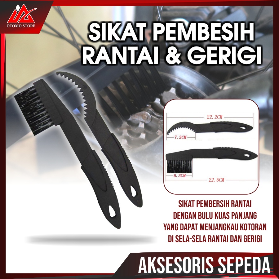 SIKAT RANTAI HITAM Bicycle Chain Cleaning Brush Sikat Pembersih Rantai Sepeda Alat Pembersih Rantai