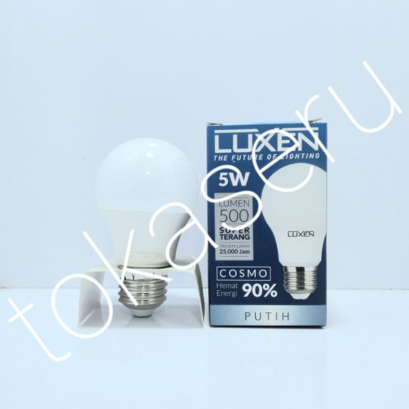 Luxen led bulb 5 watt lampu led Luxen