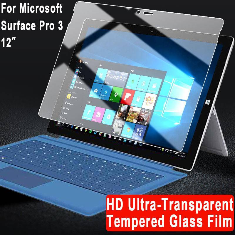 Pelindung Layar Tempered Glass 9h Anti Blue Explosion Untuk Microsoft Surface Pro 4 5 6 7x2021 13 12.3 Go 2 3 10.5 10.0