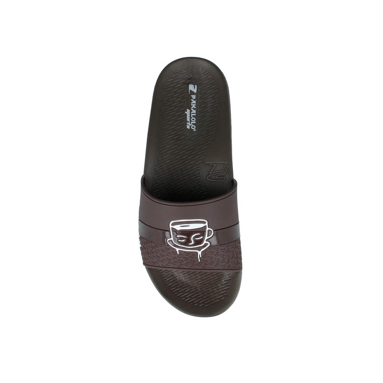 SANDAL SLIDE PAKALOLO PRIA ORIGINAL CASUAL BRANDED ASLI COKLAT PB22