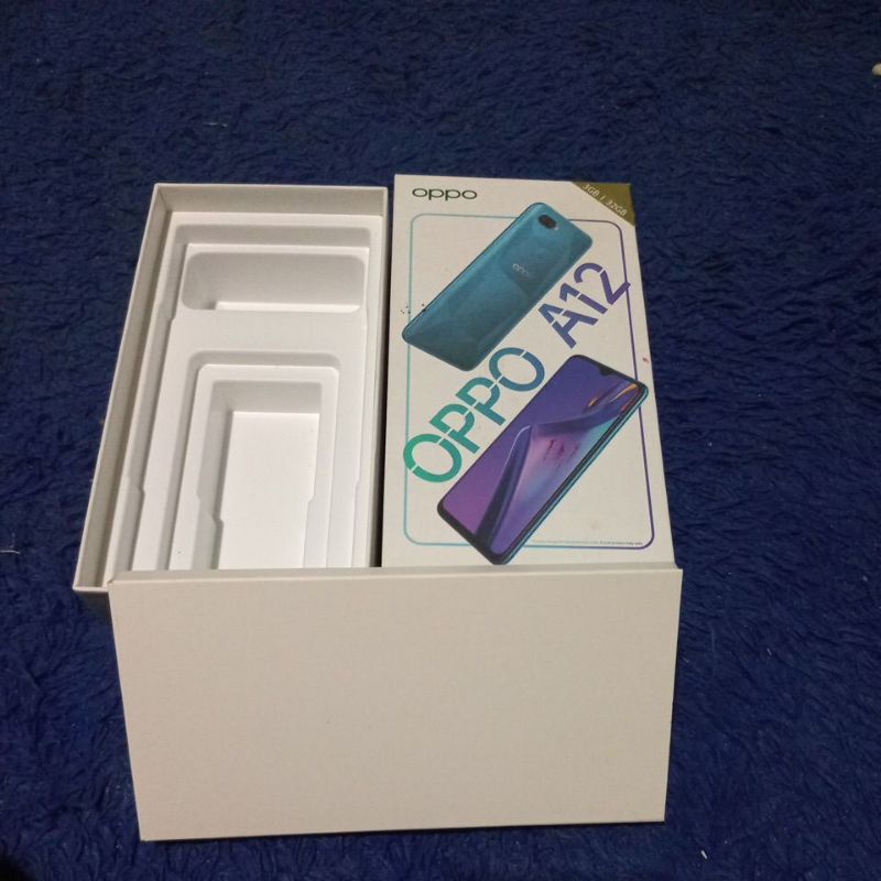 dus box atau kotak HP Oppo A12 ori 100% bawaan pabrik