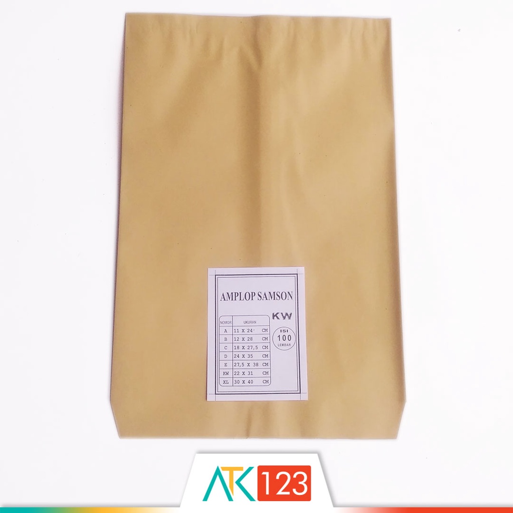 

Amplop Coklat / Samson Guanaco KW (Kwarto) isi 100 Buah