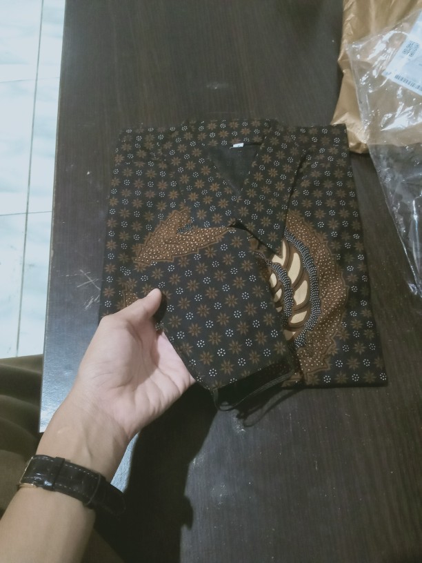 Kemeja Batik Solo Slimfit (po) Motif Sogan Truntum Garuda