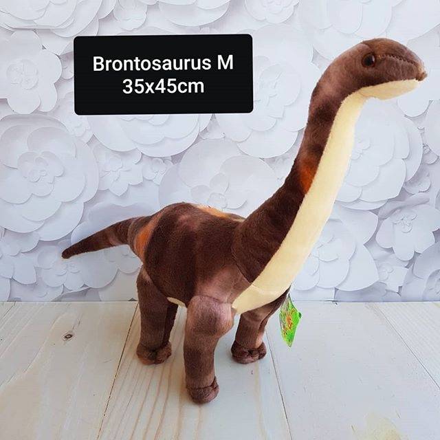 BONEKA DINOSAURUS DINO BRONTOSAURUS M 35X45 CM