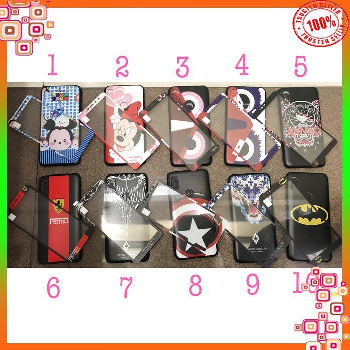 OPPO A71 CASE KARAKTER GRATIS TEMPERED GLASS FULL 360