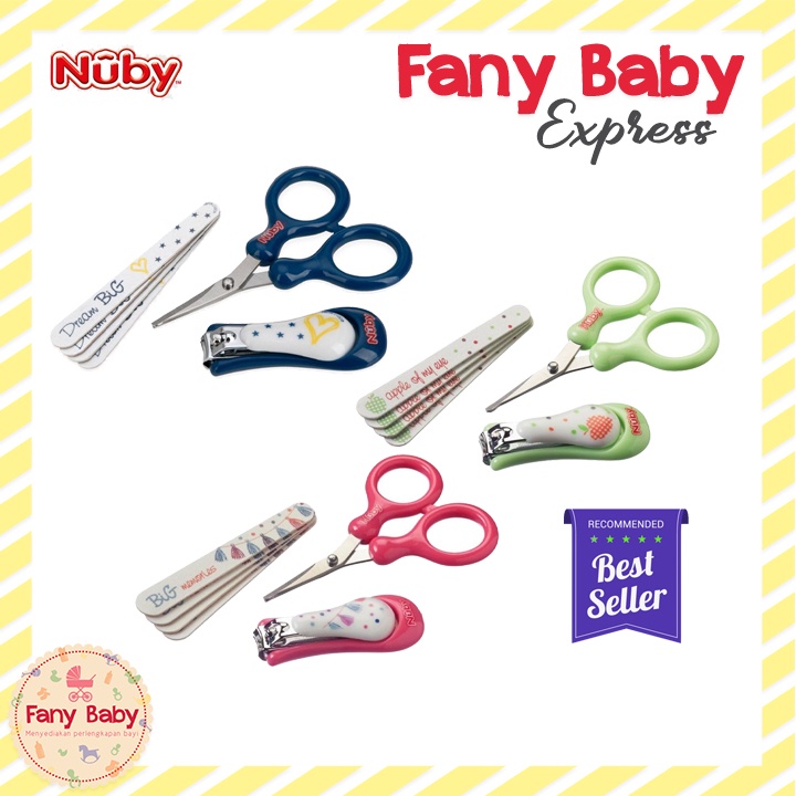 NUBY GROOM NAIL CARE SET CLIP SCISSORS